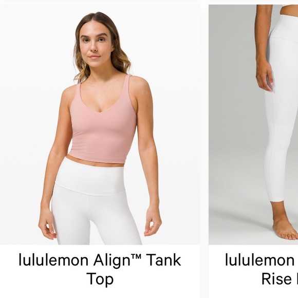 Lululemon Align Tank Top Puff Pink - Picture 1 of 4